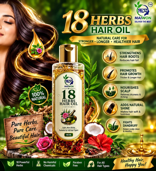 Hair Oil-18 Herbs