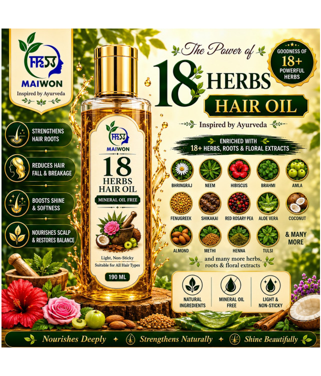 Hair Oil-18 Herbs