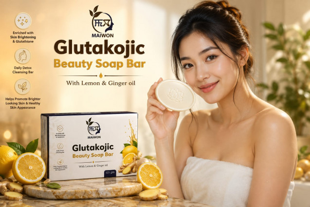Glutathione + Kojic Acid Soap (Noddle Based) - With Lemon & Ginger Oil
